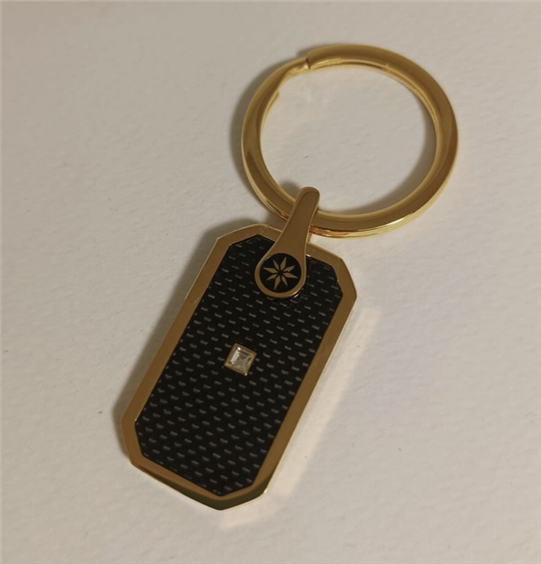 Schlüsselanhänger Zancan Herr in Stahl EHP092 - EHP092